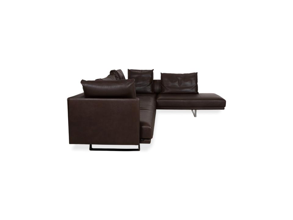 Walter Knoll Prime Time Leder Ecksofa Braun Recamiere Rechts – Bild 14