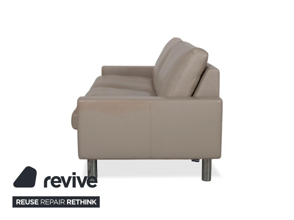 Erpo CL 500 Leder Dreisitzer Creme Beige Sofa Couch – Bild 11