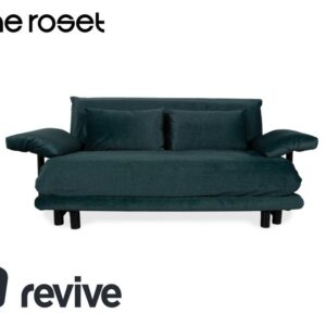 Ligne Roset Multy Dreisitzer Grün inkl. Armlehnen Schlafsofa ✨