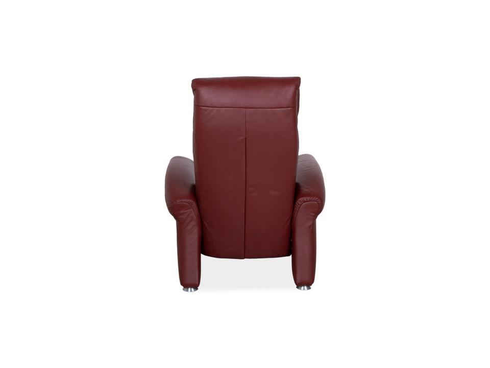 Himolla Leder Sessel Rot Kirschrot manuelle Funktion – Bild 18