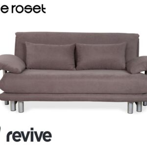 Ligne Roset Multy Stoff Dreisitzer Grau Taupe manuelle ✨