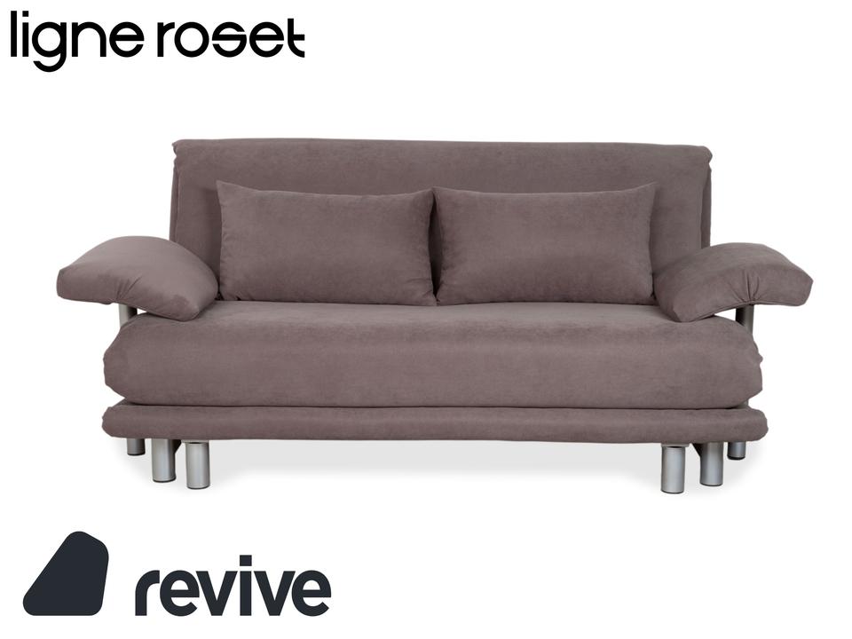 Ligne Roset Multy Stoff Dreisitzer Grau Taupe manuelle ✨
