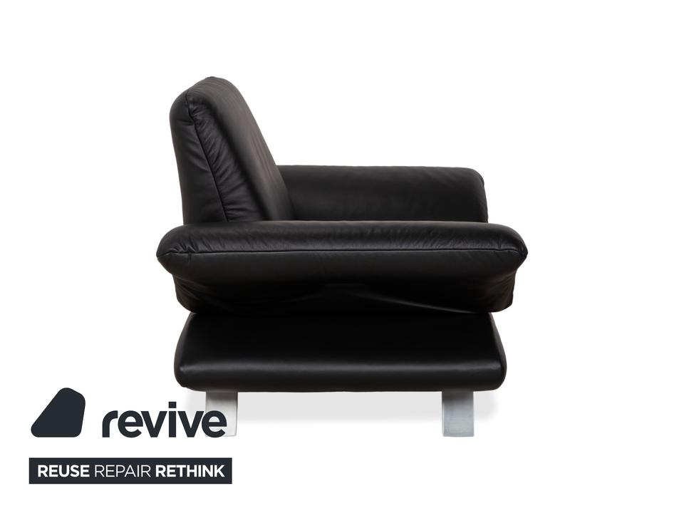 Koinor Rossini Leder Sessel Schwarz manuelle Funktion – Bild 13