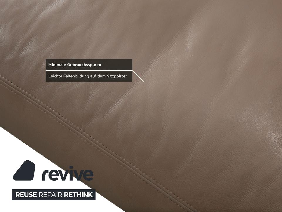 Erpo CL 500 Leder Dreisitzer Creme Beige Sofa Couch – Bild 7