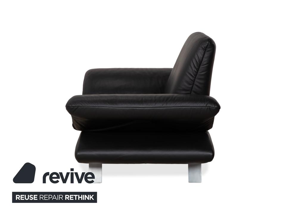 Koinor Rossini Leder Sessel Schwarz manuelle Funktion – Bild 15