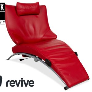 WK Wohnen Solo 699 Leder Sessel Rot manuelle Funktion