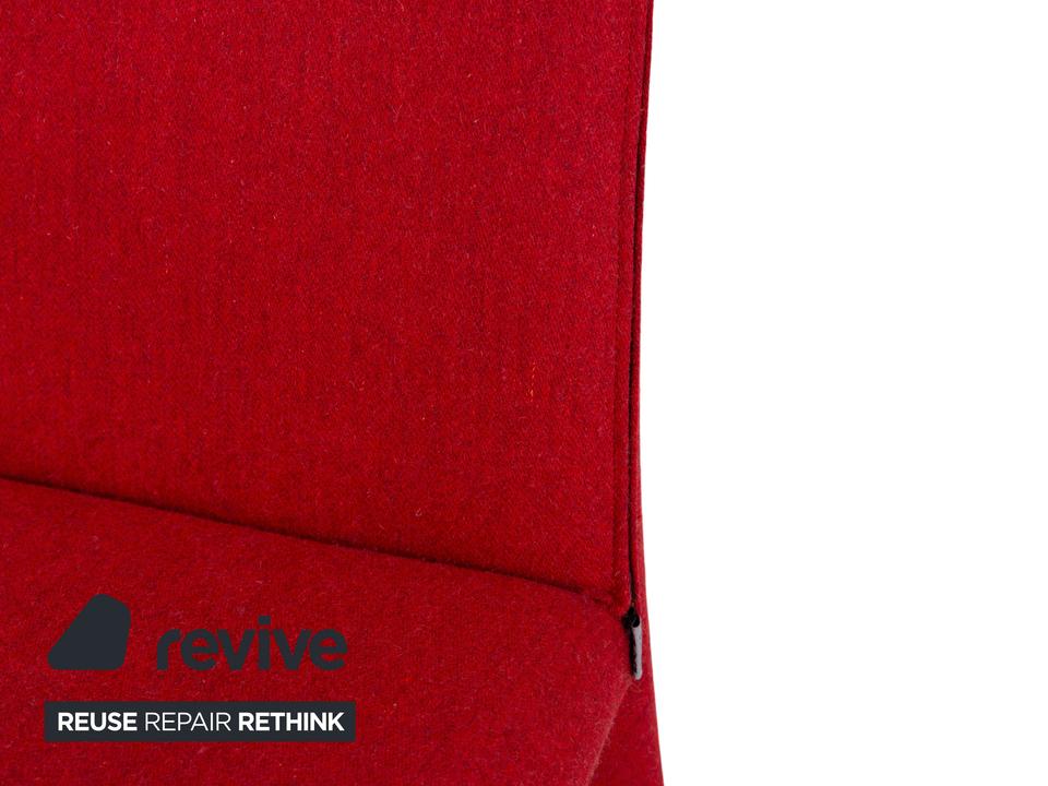 6er Garnitur B&B Italia Vol Au Vent Stoff Rot Weinrot Esszimmer – Bild 3