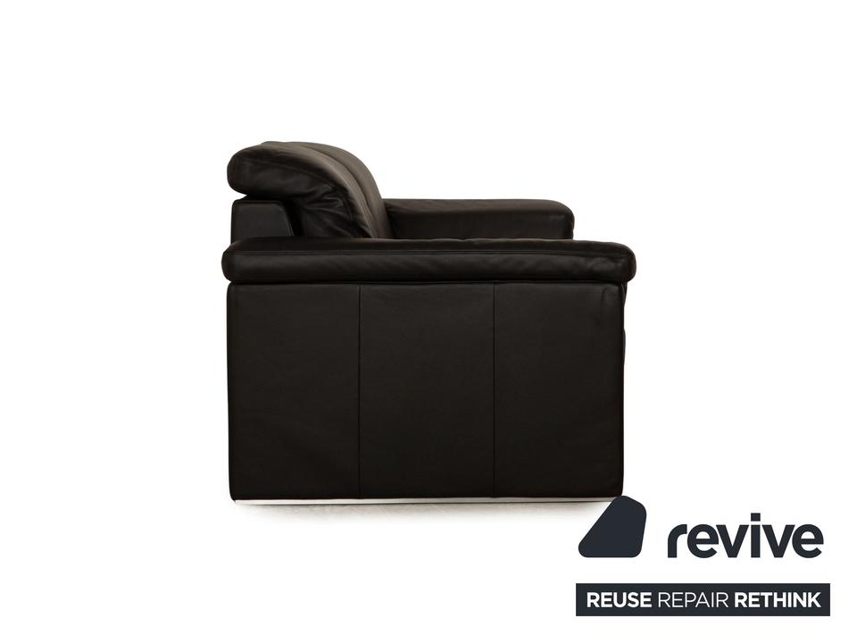 Rolf Benz 4000 Leder Zweisitzer Schwarz Sofa Couch ✨ – Bild 7