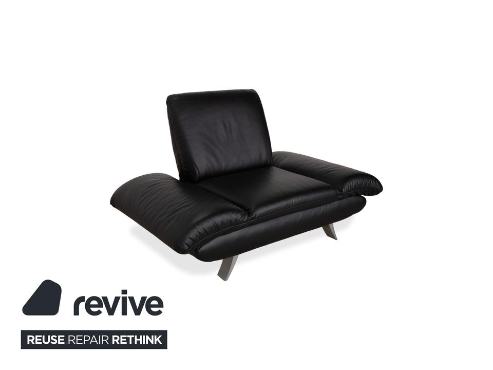 Koinor Rossini Leder Sessel Schwarz manuelle Funktion – Bild 5