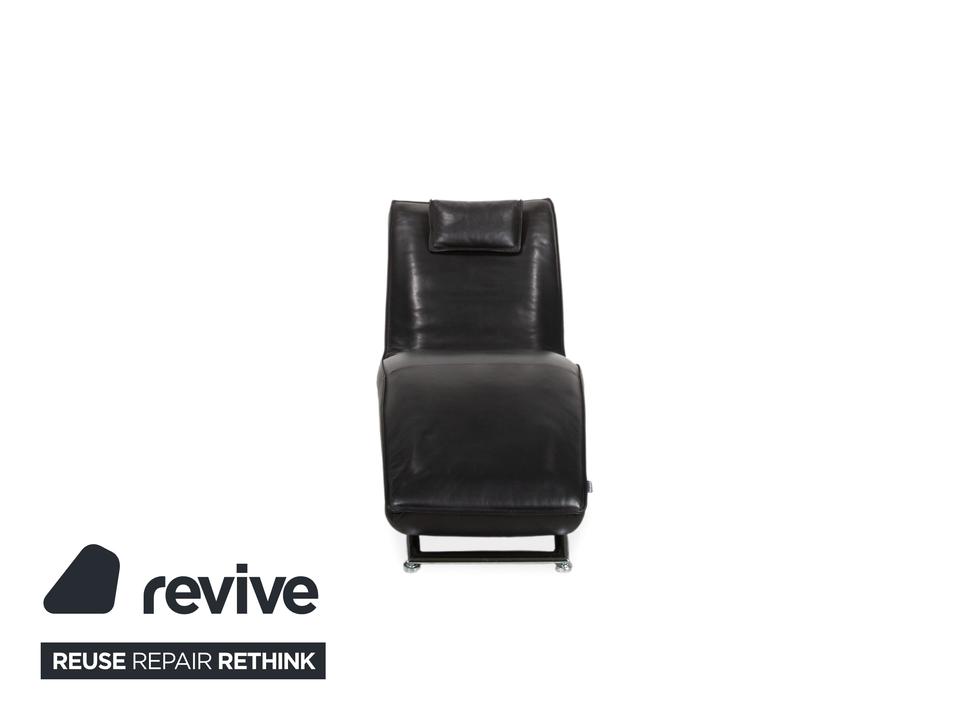 Koinor Jonas Liege Leder Schwarz mit Jeremiah Gestell Chrom – Bild 10