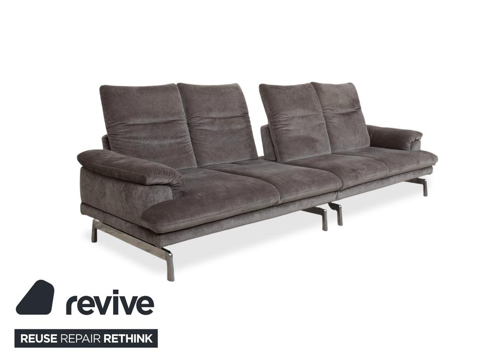 Joop 8153 Stoff Viersitzer Grau manuelle Funktion Sofa Couch – Bild 5