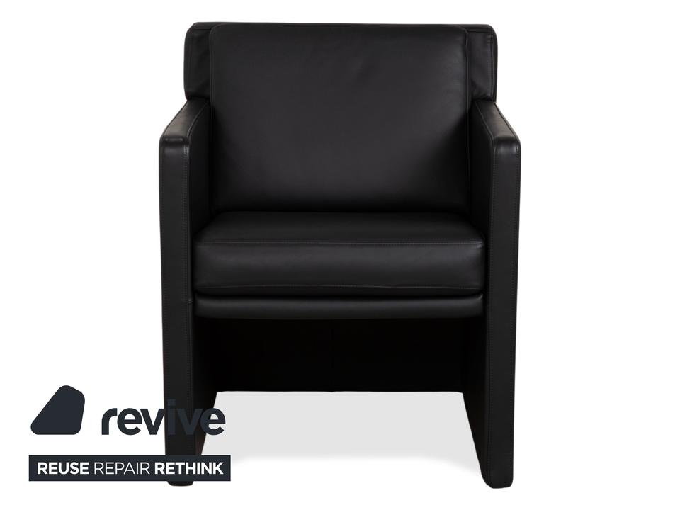 Rolf Benz EGO Leder Sessel Schwarz – Bild 8
