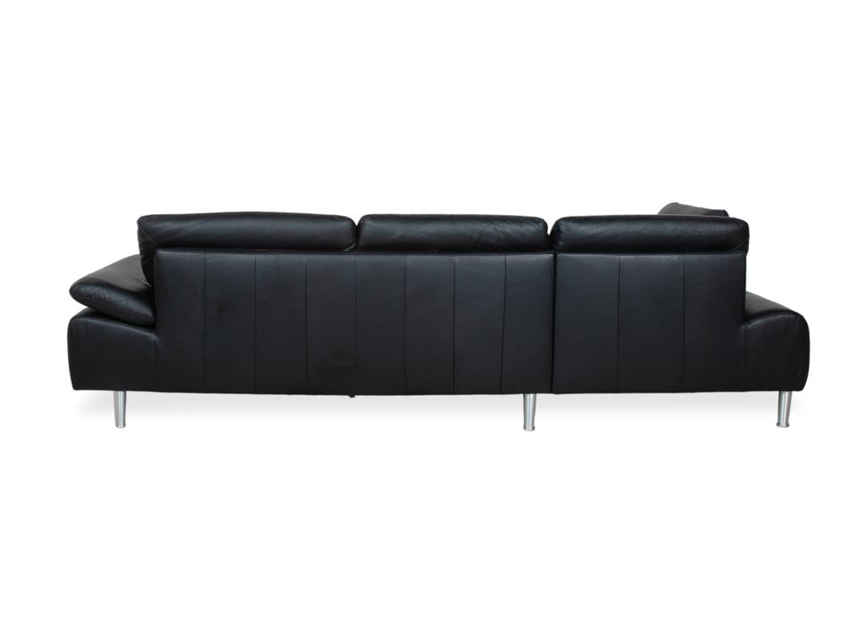 Willi Schillig Loop Leder Ecksofa Schwarz manuelle Funktion Sofa – Bild 19