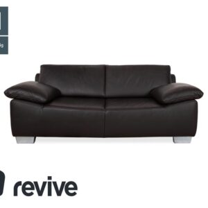 Ewald Schillig Bentley Leder Zweisitzer Braun Sofa Couch