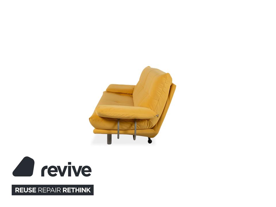 Rolf Benz BMP 418 Zweisitzer Stoff Gelb Couch Neubezug ✨ – Bild 11