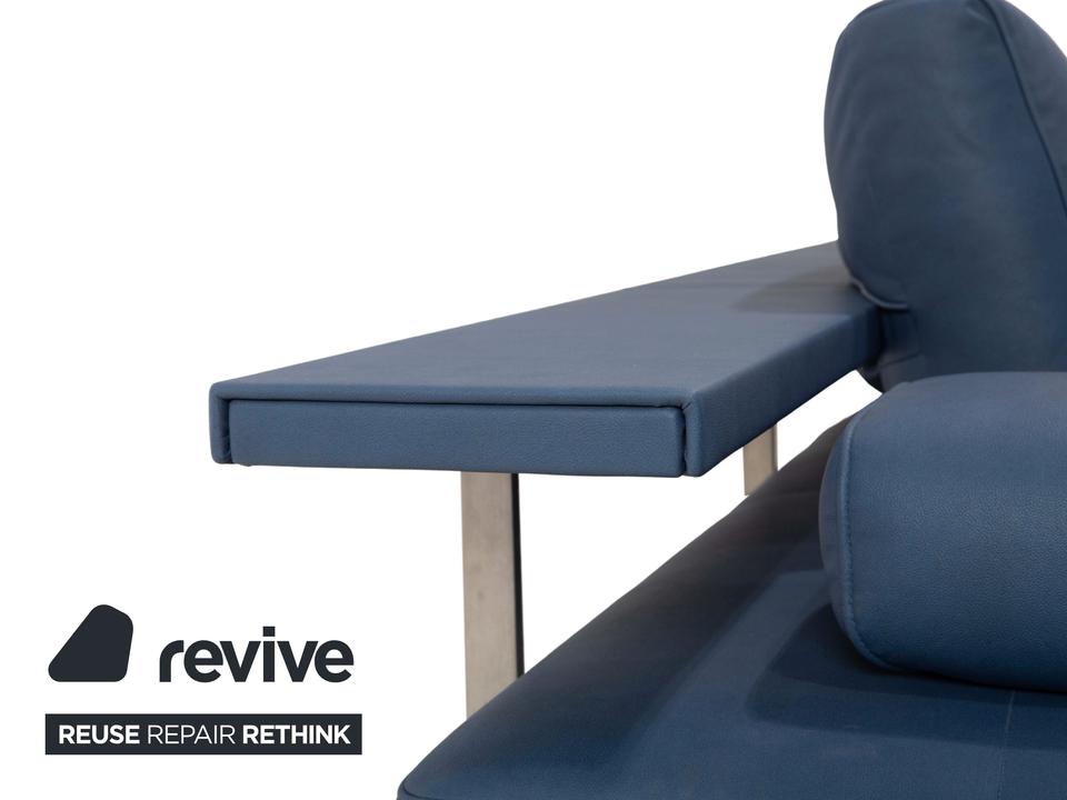 Rolf Benz Dono 6100 veganes Leder Ecksofa Blau Sofa Couch ✨ – Bild 8