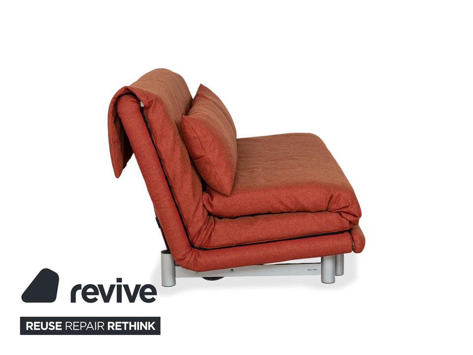 Ligne Roset Multy Stoff Dreisitzer Sofa Rot Rostbraun Neubezug – Bild 10