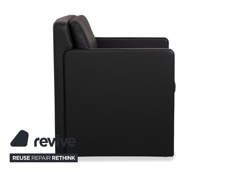 Rolf Benz EGO Leder Sessel Schwarz – Bild 9