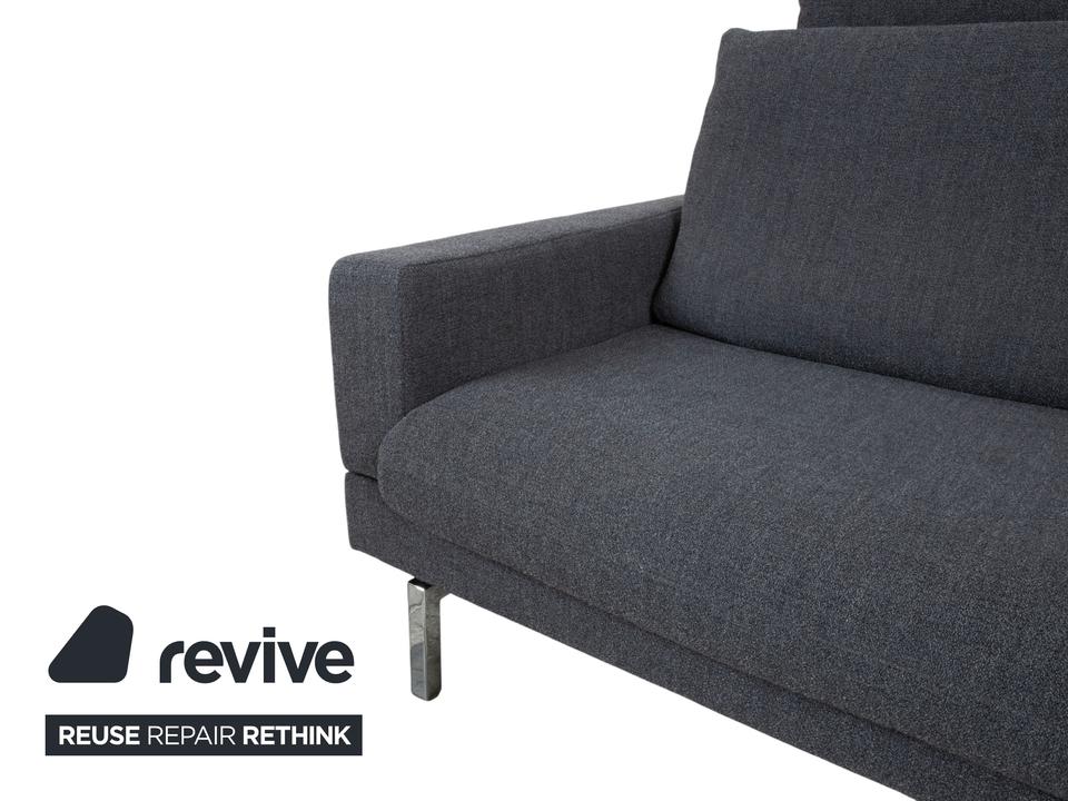 Jori Tigra Stoff Zweisitzer Grau manuelle Funktion Sofa Couch – Bild 9