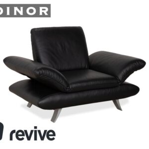 Koinor Rossini Leder Sessel Schwarz manuelle Funktion
