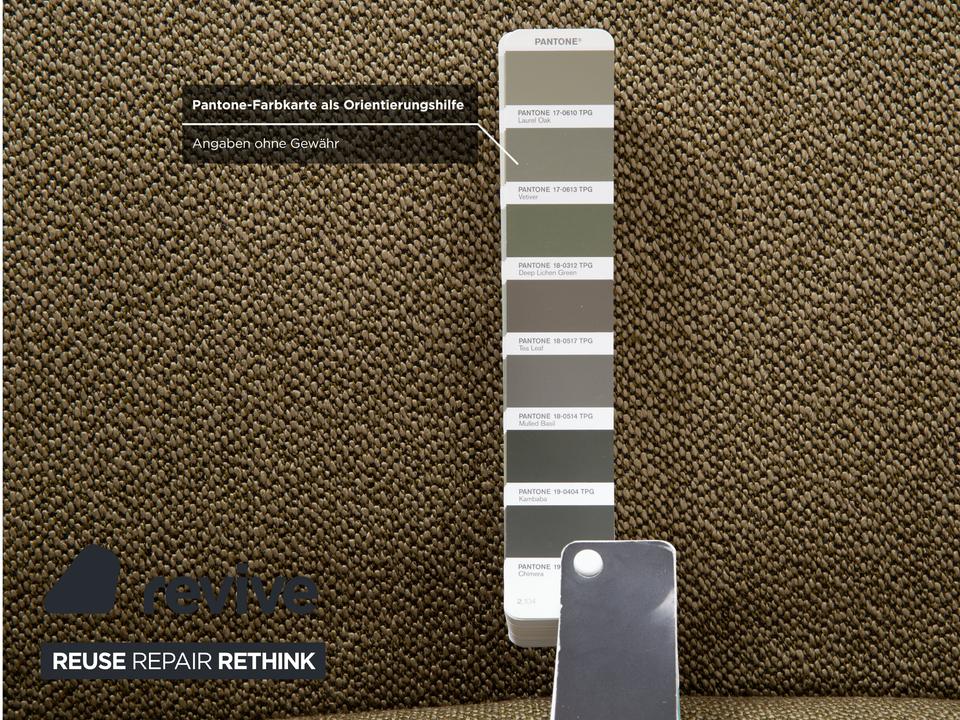 Ligne Roset Multy Stoff Dreisitzer Grün manuelle Schlaffunktion – Bild 7