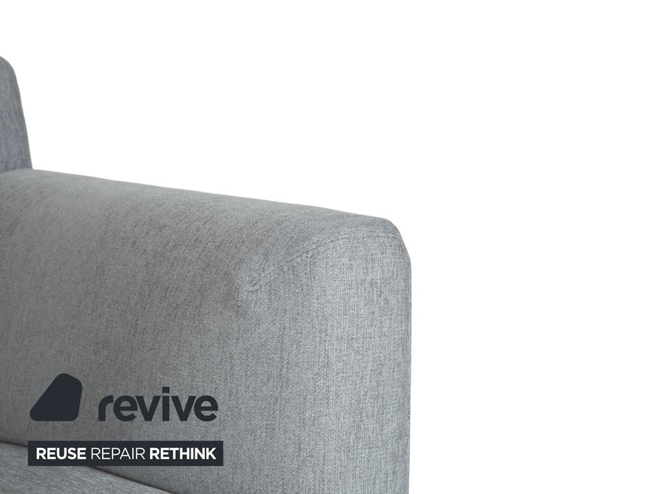 Rolf Benz 328 Stoff Dreisitzer Hellgrau Sofa Couch – Bild 3