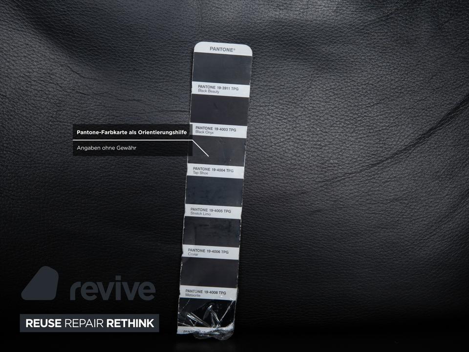 Rolf Benz EGO Leder Sessel Schwarz manuelle Funktion Hochlehner – Bild 12