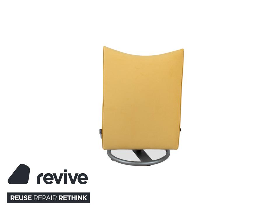 Rolf Benz BMP 418 Sessel Garnitur inkl. Hocker Stoff Gelb ✨ – Bild 15