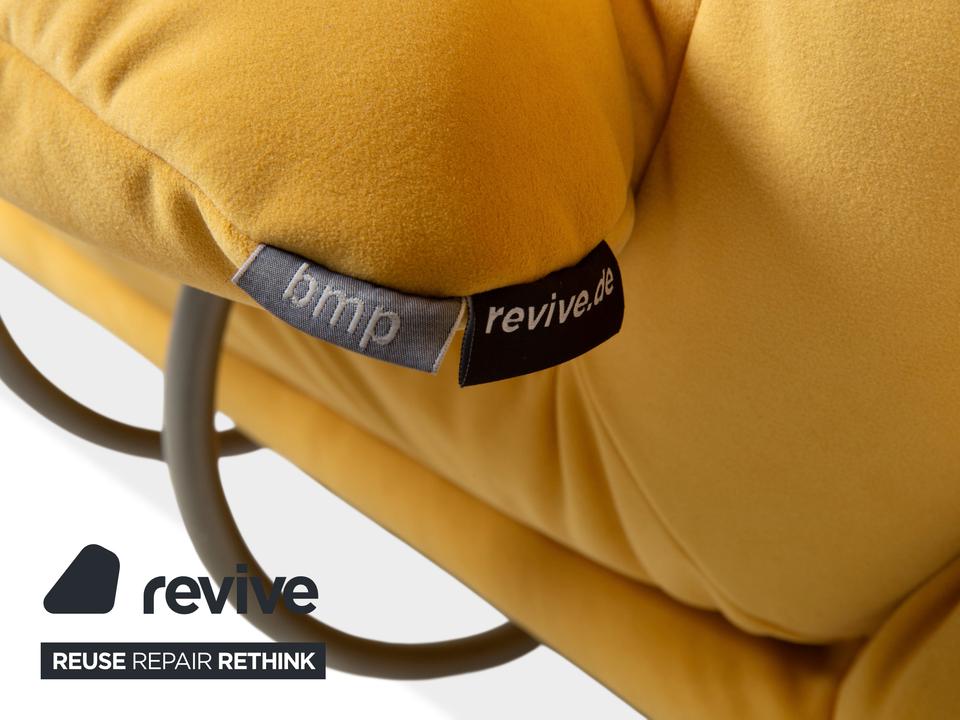 Rolf Benz BMP 418 Zweisitzer Stoff Gelb Couch Neubezug ✨ – Bild 8