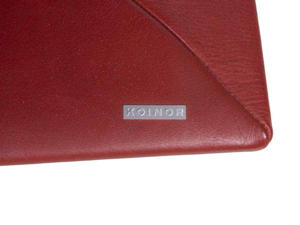 Koinor Francis Leder Zweisitzer Rot manuelle Funktion Sofa Couch – Bild 13