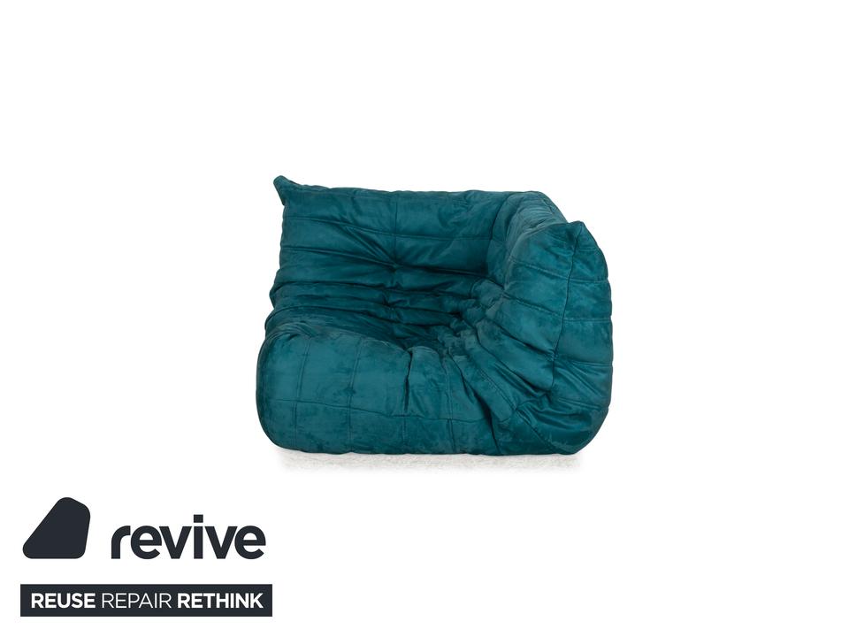 ligne roset Togo Stoff Sessel Blau Neubezug ✨ – Bild 9