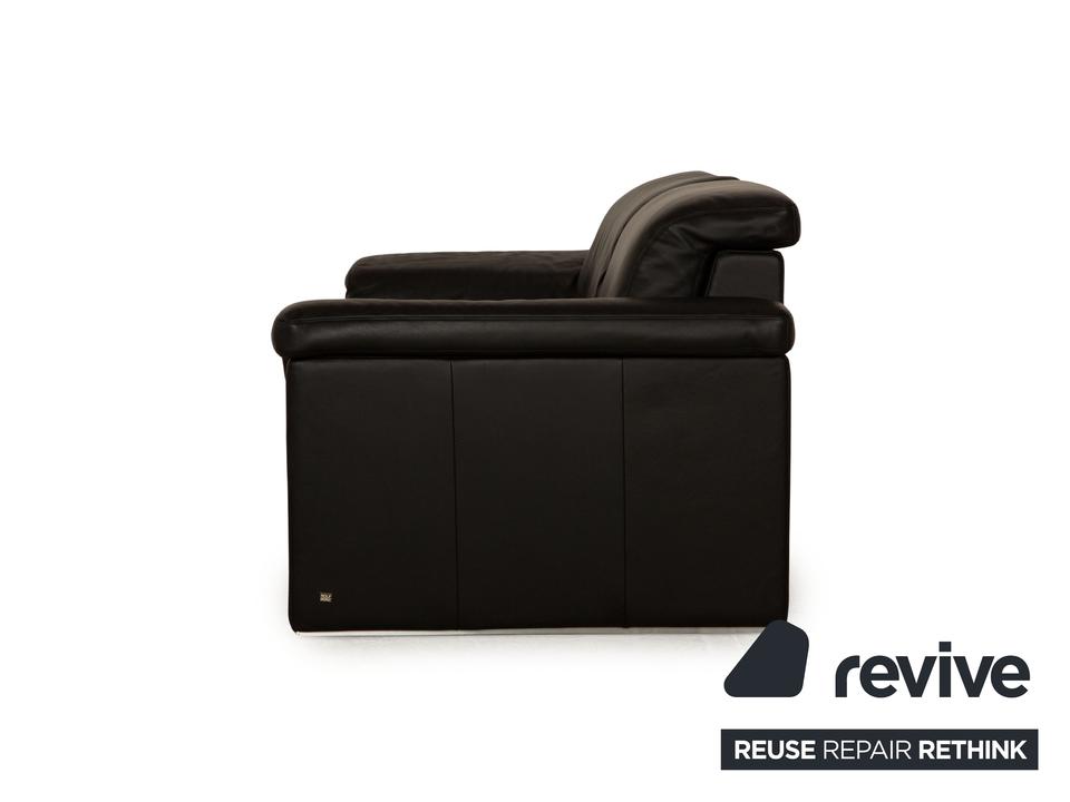 Rolf Benz 4000 Leder Zweisitzer Schwarz Sofa Couch ✨ – Bild 9