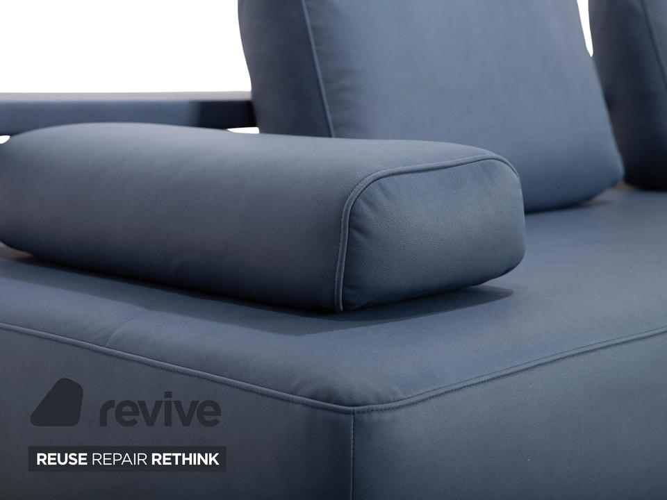 Rolf Benz Dono 6100 veganes Leder Ecksofa Blau Sofa Couch ✨ – Bild 7