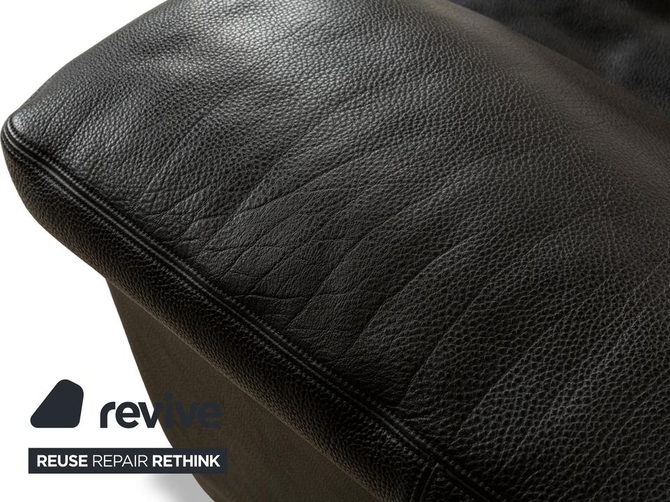 Erpo CL 100 Leder Dreisitzer Schwarz Sofa Couch – Bild 5