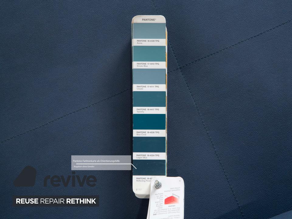 Rolf Benz Dono 6100 veganes Leder Ecksofa Blau Sofa Couch ✨ – Bild 9