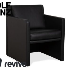 Rolf Benz EGO Leder Sessel Schwarz