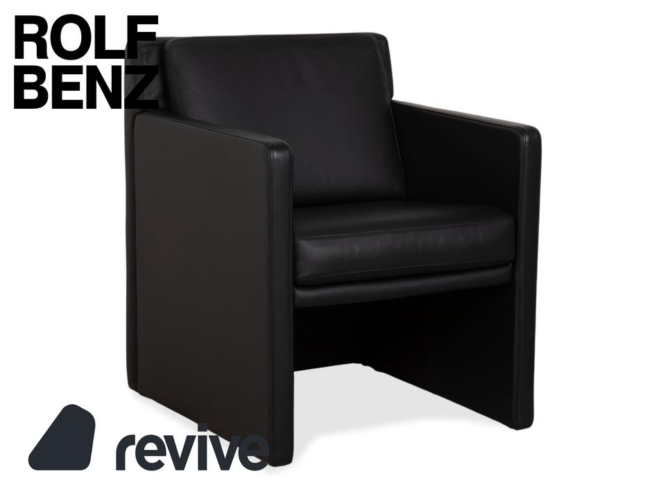 Rolf Benz EGO Leder Sessel Schwarz