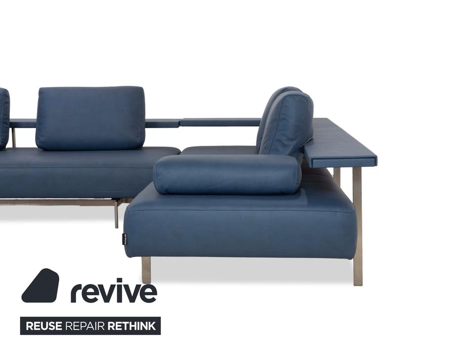 Rolf Benz Dono 6100 veganes Leder Ecksofa Blau Sofa Couch ✨ – Bild 10