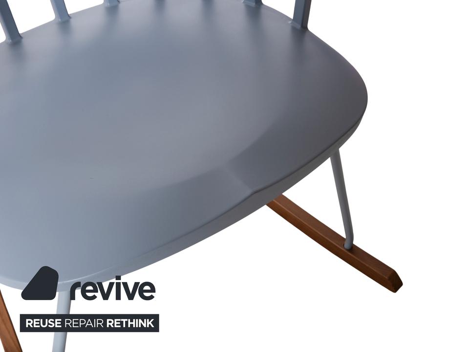 Kartell Comback Schaukelstuhl Holz Kunststoff Blau Patricia – Bild 8