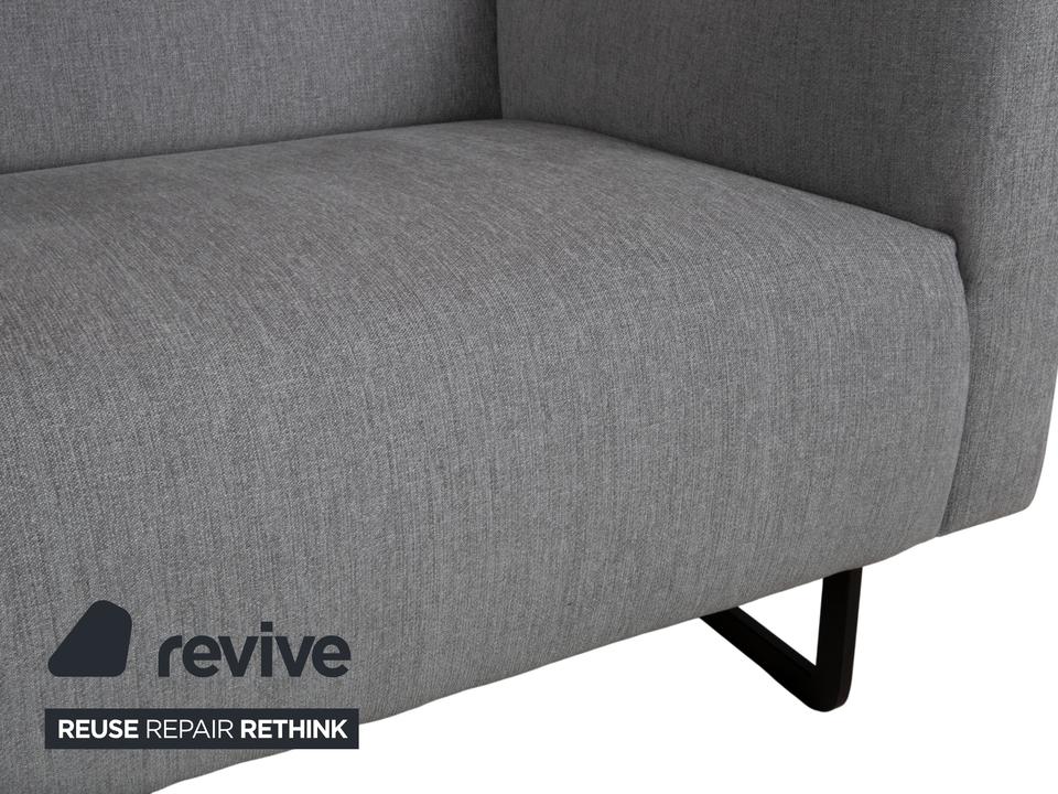 Rolf Benz 328 Stoff Dreisitzer Grau Sofa Couch – Bild 5