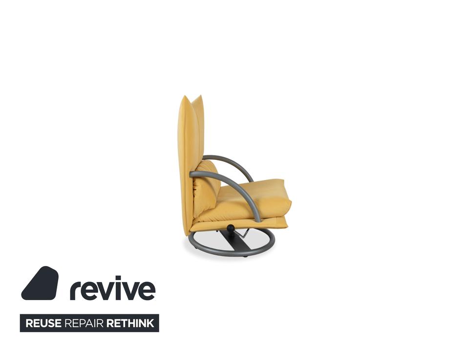 Rolf Benz BMP 418 Sessel Garnitur inkl. Hocker Stoff Gelb ✨ – Bild 14