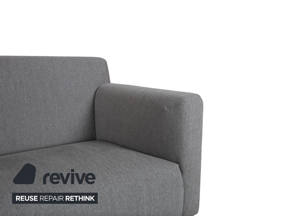 Rolf Benz 328 Stoff Garnitur 2x Dreisitzer Grau Sofa Couch – Bild 6