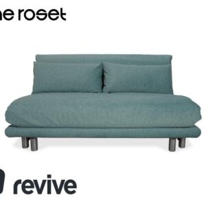 Ligne Roset Multy Stoff Dreisitzer Blau Türkis manuelle Funktion