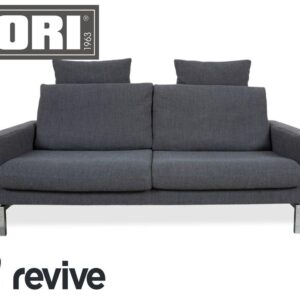 Jori Tigra Stoff Zweisitzer Grau manuelle Funktion Sofa Couch