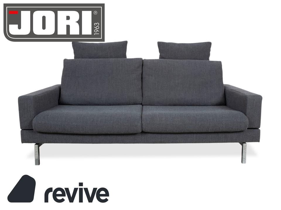 Jori Tigra Stoff Zweisitzer Grau manuelle Funktion Sofa Couch