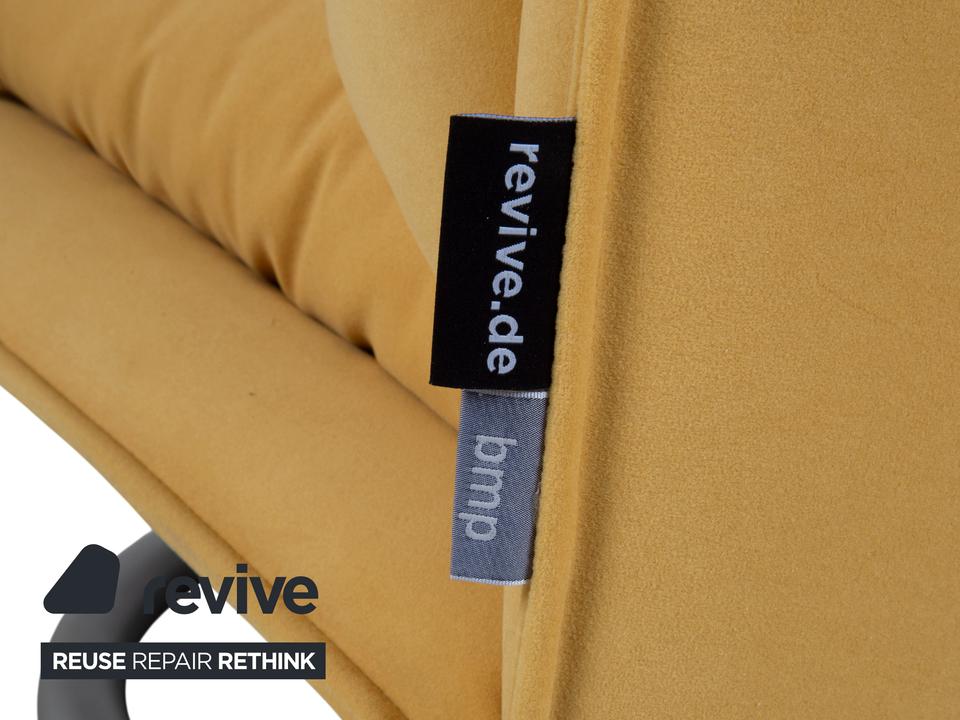 Rolf Benz BMP 418 Sessel Garnitur inkl. Hocker Stoff Gelb ✨ – Bild 12