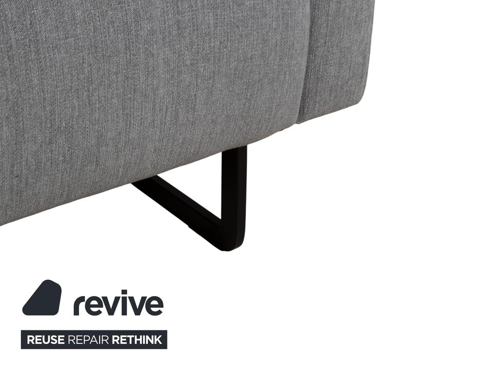 Rolf Benz 328 Stoff Garnitur 2x Dreisitzer Grau Sofa Couch – Bild 9