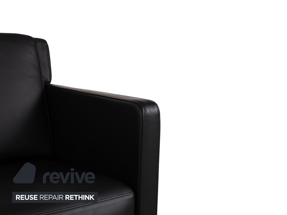Rolf Benz EGO Leder Sessel Schwarz – Bild 5