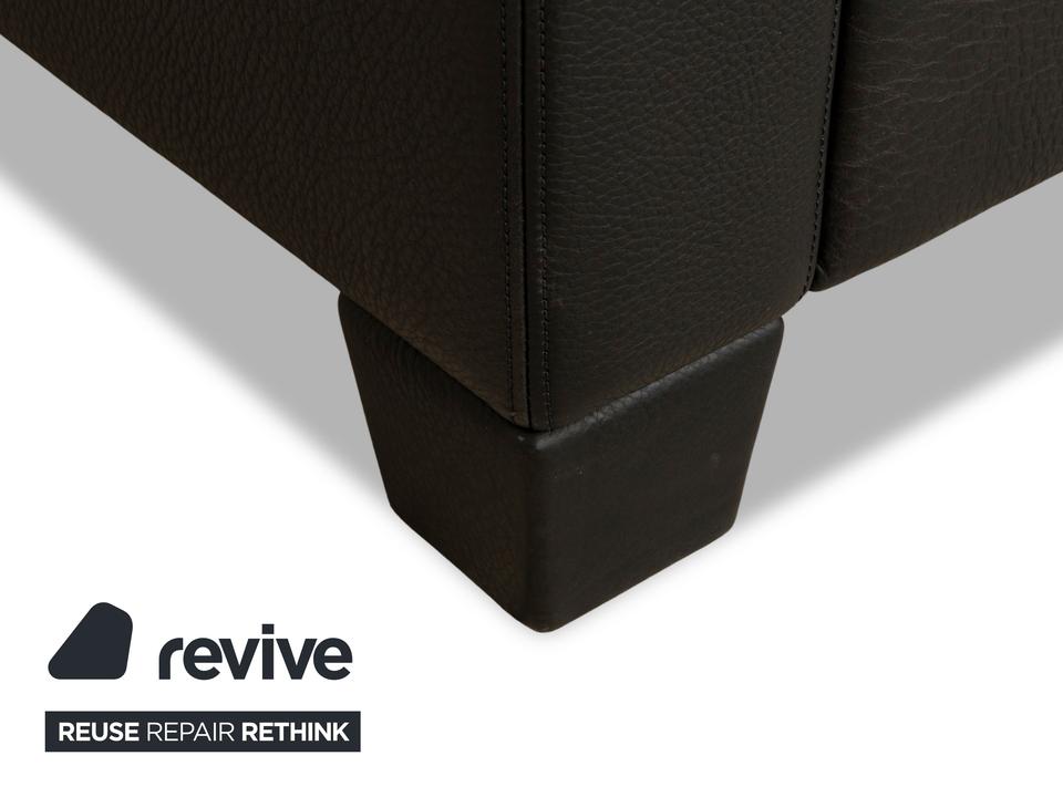 Erpo CL 100 Leder Dreisitzer Schwarz Sofa Couch – Bild 6