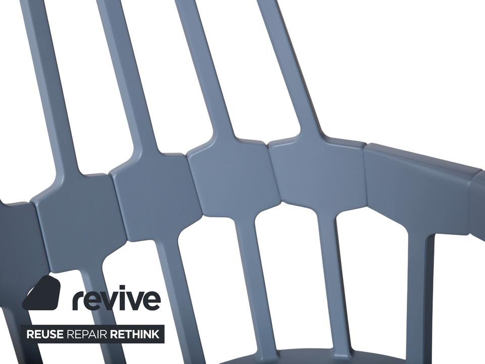 Kartell Comback Schaukelstuhl Holz Kunststoff Blau Patricia – Bild 6